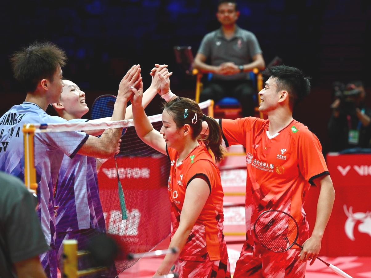 日本队完胜瑞典队，梁靖崑扛起全队